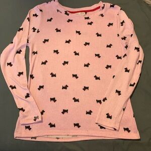 Pink poodle sleep shirt